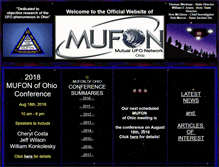 Tablet Screenshot of mufonohio.com